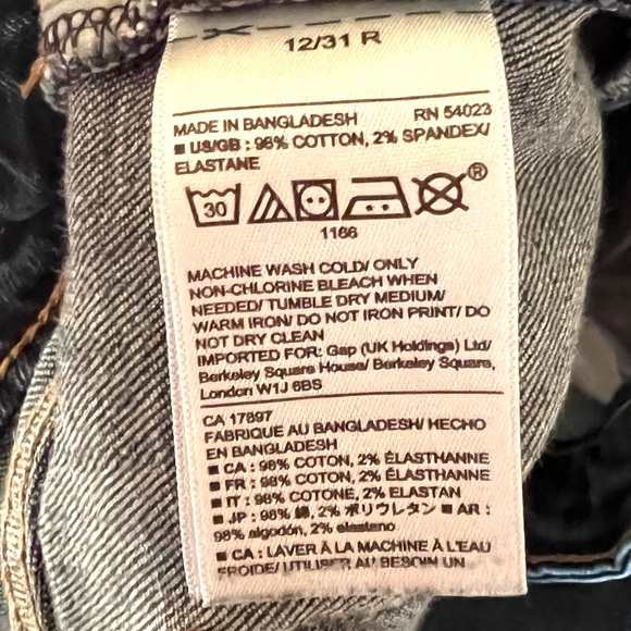 GAP Sexy Bootcut Dark Wash Denim Jeans - Picture 10 of 10